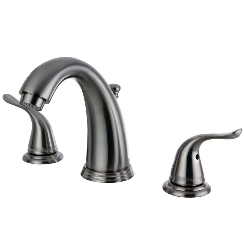 Yosemite Two-Handle 3-Hole Deck Mount Widespread Bathroom Faucet with Pop-Up Drain