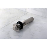 Fauceture Brass Lift and Turn Bathroom Sink Drain with Overflow, 17 Gauge