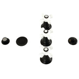 Victorian Three-Handle Deck Mount Vertical Spray Bidet Faucet with Brass Pop-Up