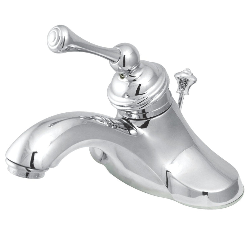 Vintage Single-Handle 3-Hole Deck Mount 4-Inch Centerset Bathroom Faucet with Pop-Up Drain