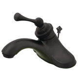 Vintage Single-Handle 3-Hole Deck Mount 4-Inch Centerset Bathroom Faucet with Pop-Up Drain