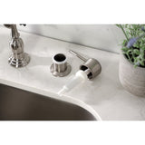 Vintage Single-Handle 2-or-4 Hole Deck Mount Kitchen Faucet with Brass Side Sprayer