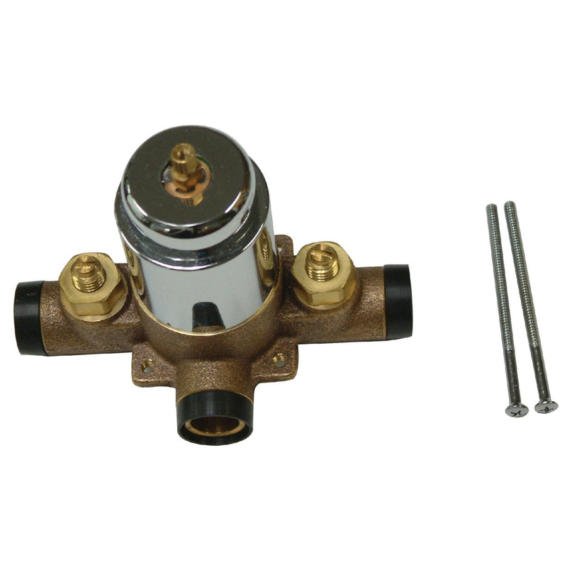 Plumbing Parts Pressure Balanced Tub and Shower Valve, CxC Swept, with Stops