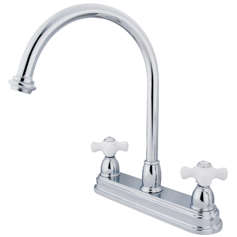 Restoration Two-Handle 3-Hole 8" Centerset Kitchen Faucet