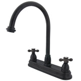 Restoration Two-Handle 3-Hole 8" Centerset Kitchen Faucet
