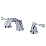 Vintage Two-Handle 3-Hole Deck Mount Widespread Bathroom Faucet with Retail Pop-Up Drain