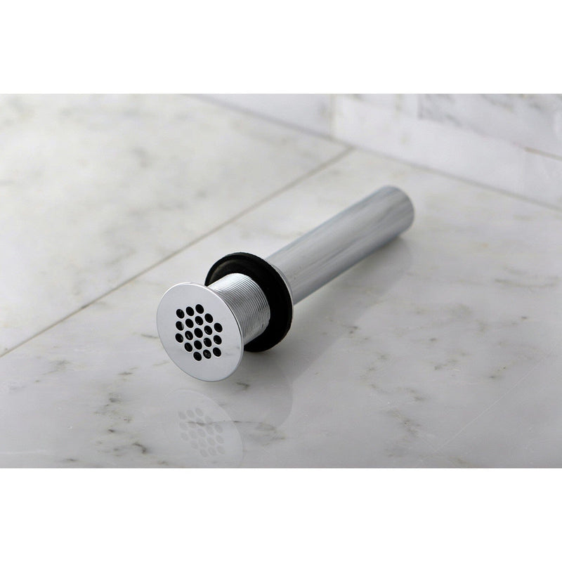 Trimscape Brass Grid Bathroom Sink Drain without Overflow, 17 Gauge