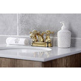 Metropolitan Double-Handle 3-Hole Deck Mount 4-Inch Centerset Bathroom Faucet with Pop-Up Drain