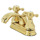 Metropolitan Double-Handle 3-Hole Deck Mount 4-Inch Centerset Bathroom Faucet with Pop-Up Drain