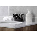 Metropolitan Double-Handle 3-Hole Deck Mount 4-Inch Centerset Bathroom Faucet with Pop-Up Drain