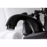 Metropolitan Double-Handle 3-Hole Deck Mount 4-Inch Centerset Bathroom Faucet with Pop-Up Drain