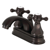 Metropolitan Double-Handle 3-Hole Deck Mount 4-Inch Centerset Bathroom Faucet with Pop-Up Drain