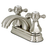 Metropolitan Double-Handle 3-Hole Deck Mount 4-Inch Centerset Bathroom Faucet with Pop-Up Drain