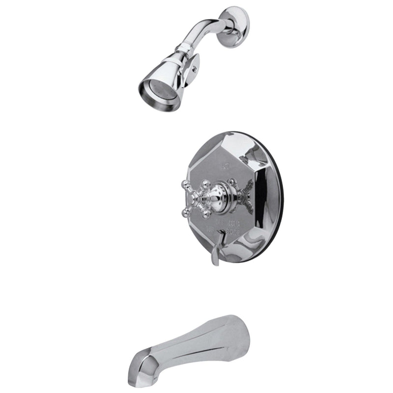 English Vintage Single-Handle Pressure Balanced Tub and Shower Faucet