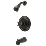 English Vintage Single-Handle Pressure Balanced Tub and Shower Faucet