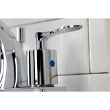Serena Double-Handle 3-Hole Deck Mount 4-Inch Centerset Bathroom Faucet with Pop-Up Drain
