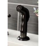 Metropolitan Two-Handle 4-Hole 8" Centerset Kitchen Faucet with Side Sprayer