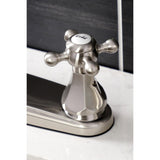 Metropolitan Two-Handle 4-Hole 8" Centerset Kitchen Faucet with Side Sprayer