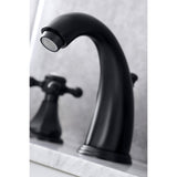 Metropolitan Two-Handle 3-Hole Deck Mount Widespread Bathroom Faucet with Pop-Up Drain