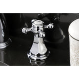 Metropolitan Two-Handle 3-Hole Deck Mount Widespread Bathroom Faucet with Pop-Up Drain