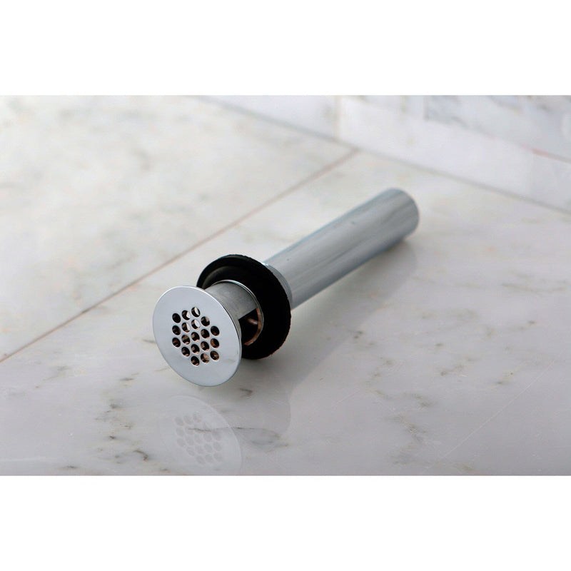 Trimscape Brass Grid Bathroom Sink Drain with Overflow, 17 Gauge