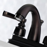 Royale Double-Handle 3-Hole Deck Mount 4-Inch Centerset Bathroom Faucet with Pop-Up Drain