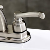 Royale Double-Handle 3-Hole Deck Mount 4-Inch Centerset Bathroom Faucet with Pop-Up Drain
