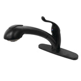 Yosemite Single-Handle 1-or-3 Hole Deck Mount Pull-Out Sprayer Kitchen Faucet