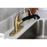 Yosemite Single-Handle 1-or-3 Hole Deck Mount Pull-Out Sprayer Kitchen Faucet