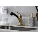 Yosemite Single-Handle 1-or-3 Hole Deck Mount Pull-Out Sprayer Kitchen Faucet