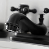 Metropolitan Double-Handle 3-Hole Deck Mount 4-Inch Centerset Bathroom Faucet with Pop-Up Drain