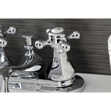 Metropolitan Double-Handle 3-Hole Deck Mount 4-Inch Centerset Bathroom Faucet with Pop-Up Drain