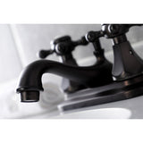 Metropolitan Double-Handle 3-Hole Deck Mount 4-Inch Centerset Bathroom Faucet with Pop-Up Drain