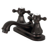 Metropolitan Double-Handle 3-Hole Deck Mount 4-Inch Centerset Bathroom Faucet with Pop-Up Drain