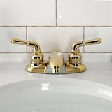 Magellan Double-Handle 3-Hole Deck Mount 4-Inch Centerset Bathroom Faucet with Pop-Up Drain