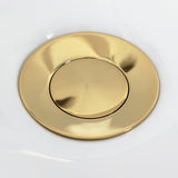 Verona Three-Handle Bidet Faucet with Knurled Handle and Brass Pop-Up