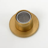 Verona Three-Handle Bidet Faucet with Knurled Handle and Brass Pop-Up