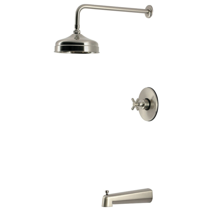 Convergent Knurled Single-Handle Pressure Balanced Tub and Shower Faucet