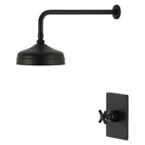 Convergent Knurled Single-Handle Pressure Balanced Shower Faucet