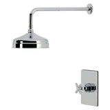 Convergent Knurled Single-Handle Pressure Balanced Shower Faucet