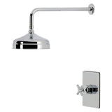 Convergent Knurled Single-Handle Pressure Balanced Shower Faucet