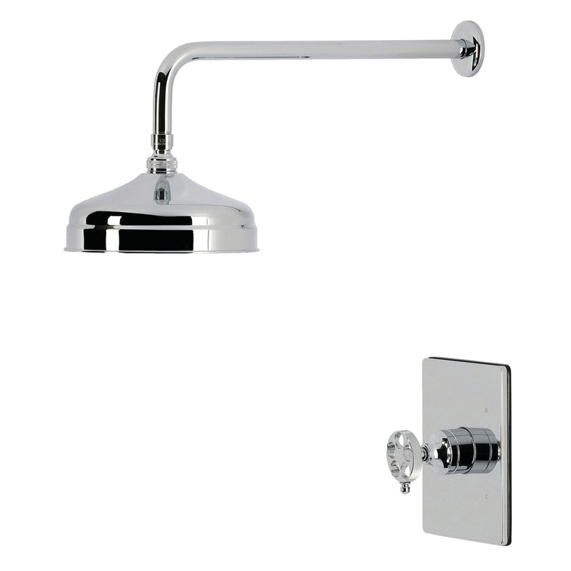 Wendell Knurled Single-Handle Pressure Balanced Shower Faucet