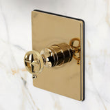 Levante Knurled Single-Handle Pressure Balanced Tub and Shower Faucet