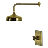 Convergent Knurled Single-Handle Pressure Balanced Shower Faucet