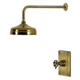 Wendell Knurled Single-Handle Pressure Balanced Shower Faucet