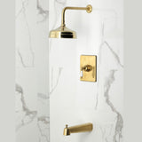 Demure Single-Handle Pressure Balanced Tub and Shower Faucet