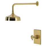 Wendell Knurled Single-Handle Pressure Balanced Shower Faucet