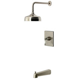 Demure Single-Handle Pressure Balanced Tub and Shower Faucet