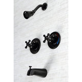 Vintage Double-Handle Pressure Balanced Tub and Shower Faucet