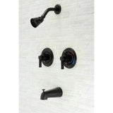 NuvoFusion Double-Handle Pressure Balanced Tub and Shower Faucet